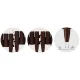 Plonos Garden Edging, 2.2 m, Brown