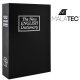 Hidden Book Safe with Key Lock, Dictionary Diversion Safe, Black