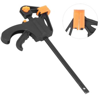 One-Handed Quick-Release Bar Clamp 195mm for Woodworking