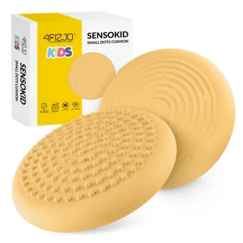 4FIZJO SensoKID Kids Sensory Balancing Disc, 18.5 cm, Yellow