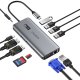 Choetech HUB-M26 12-in-1 USB-C Hub with Display Gray