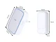 Wireless Kinetic Doorbell with LED, 130m, Waterproof, White