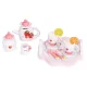 Ecotoys Wooden Tea Set for Kids, 14 Pieces