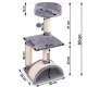 Pethaus Cat House, Tree, Scratching Post, 83 cm