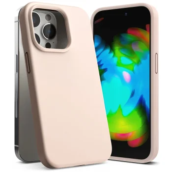 Apple iPhone 14 Pro Max 6.7'' Ringke Silicon Cover Case, Pink