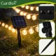 Gardlov 00024010 Solar String Lights, 11.6m, 100 LED, IP44, Warm White