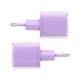 Acefast A53 PD 30W GaN USB-C charger with display - purple