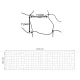 Trizand Volleyball and Badminton Net with Bag, 9.5x1m, Black