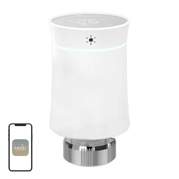 MOES TRV BY100 ZigBee Touch Thermostatic Radiator Head