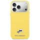 Karl Lagerfeld Karl & Choupette Head Pins Saffiano MagSafe Phone Case Cover iPhone 17 Pro - Yellow