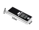 White Mouthpieceless Pocket Breathalyzer with LCD Display