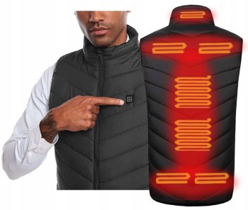 Heated Vest for Men and Women, Heated Jacket Powered by USB Port, Heating Vest