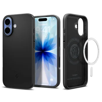 Spigen iPhone 17 Case Thin Fit Mag Magsafe, Black