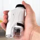 Portable Educational Microscope for Kids, 60x-120x, Black/White