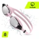 4Fizjo TSUNAMI Swimming Goggles with Anti-Fog and UV Filter, Pink