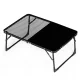 Multigarden Folding Camping Table 60x40 cm, Black