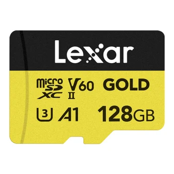 Memory Card Lexar GOLD microSDXC 128GB UHS-II U3 V60 A1