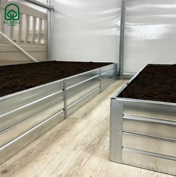 Raised Garden Bed Klasika Garden 1900x500x200mm, Galvanized