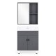 Multigarden ModernHome Bathroom Furniture Set with Sink and Mirror