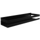 Bathroom or Kitchen Stainless Steel Shelf, Black
