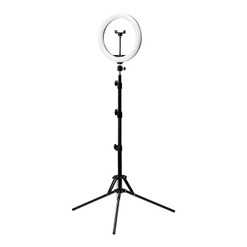Glow 10" RGB LED Ring Light with Tripod, 10W