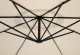 Large 3.5m Cantilever Garden Parasol with Crank, Beige MultiGarden
