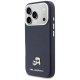 Karl Lagerfeld Saffiano MagSafe Case for iPhone 17 Pro, Blue