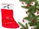 Large Christmas Gift Stocking, 62 cm, Red
