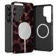 Tech-Protect Lamano MagSafe Case for Samsung Galaxy S26 Ultra - Brown / Black