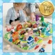 Wooden Educational City Playset with Locomotive KZ1169