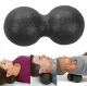 Double Massage Ball FT31E, 12 x 6 cm, Black