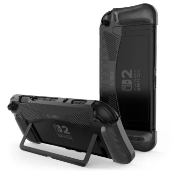 Tech-Protect TPUCarbon Case for Nintendo Switch 2, Black