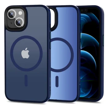 Tech-Protect iPhone 13 Case MagMat MagSafe, Matte Navy Blue