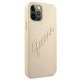 Guess iPhone 12 Pro Max Case Saffiano Vintage Script, Gold