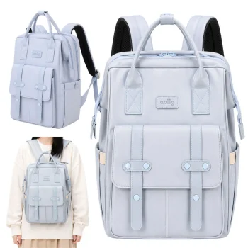 Spacious Women's City Backpack, Blue