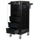 Gabbiano FT65-A Hairdressing Trolley, Black