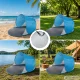Pop-up Beach Tent with UV Protection, Blue-Grey