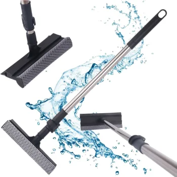 Telescopic Window Squeegee with Sponge, 60-100 cm