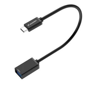 Wozinsky WOTGY1S USB-C to USB-A 3.0 OTG Adapter - Black