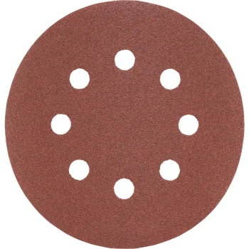Makita P-43664 Sanding Discs 125 mm, Grit 120, 8 Holes, 50 pcs.