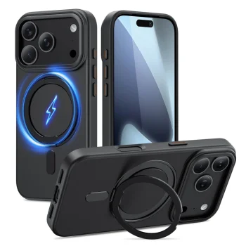 Tech-Protect MagRing MagSafe Case for iPhone 17 Pro Max, Matte Black