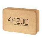 4Fizjo Cork Yoga Block, Brown