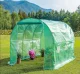 Polytunnel Greenhouse 3x2x2m 6m² Metal Frame UV Foil