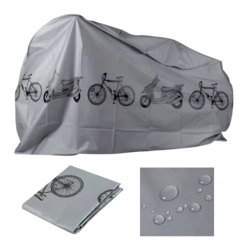 Waterproof Bicycle Cover 200x105 cm, Silver