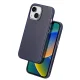 Dux Ducis Naples Leather Case for iPhone 14 Plus with MagSafe, Blue