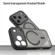 Dėklas iPhone 18 Pro / 17 Pro magnetinis matinis, juodas