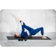 Neo-Sport Exercise Roller Set with Massage Ball & Double NS-998 Black-Blue