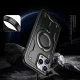 Hybrid Armor Trendy Case for iPhone 16 Pro Max with MagSafe, Black