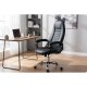 Sofotel Ergonomic Office Chair with Quilted Eco-Leather