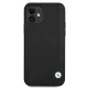 BMW iPhone 12 mini Case Leather Deboss, Black